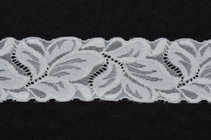 2" Double Scallop Lace (black or white)